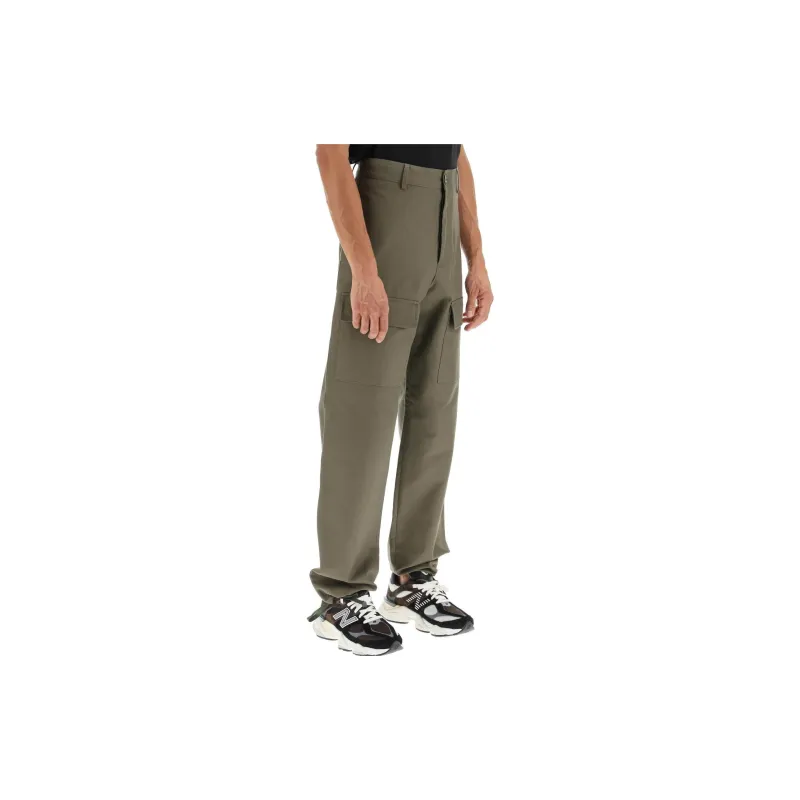 KENZO Tapered Straight-Leg Cargo Pants-3