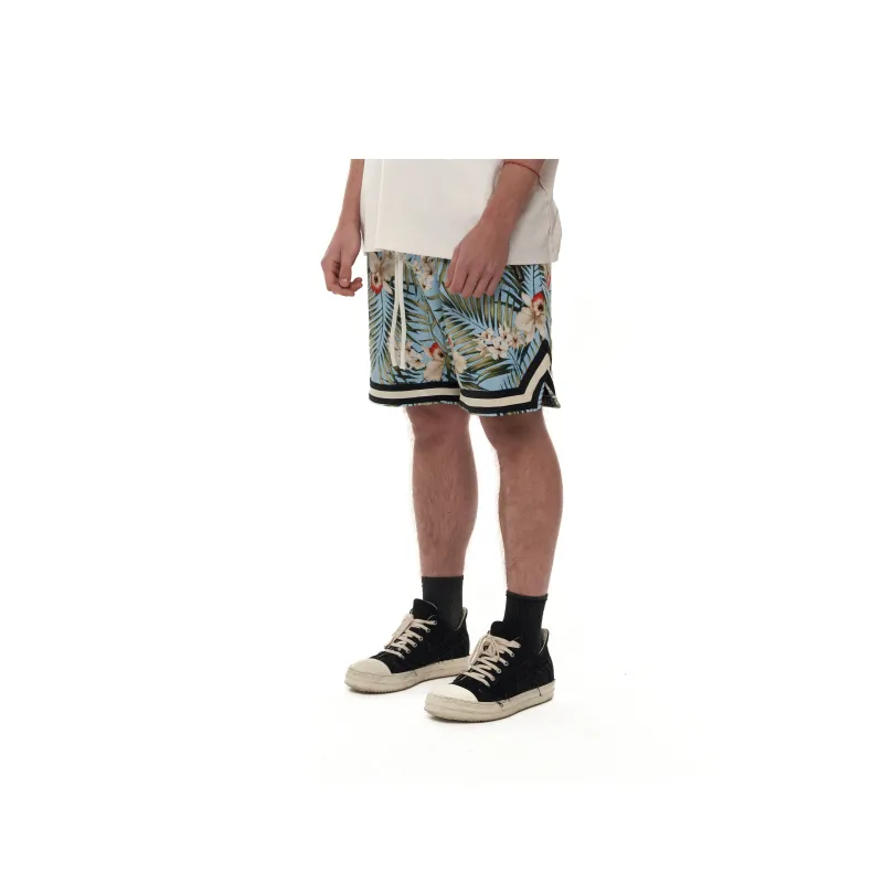 JUNGLE GURL Casual Shorts Unisex Sky Blue-3