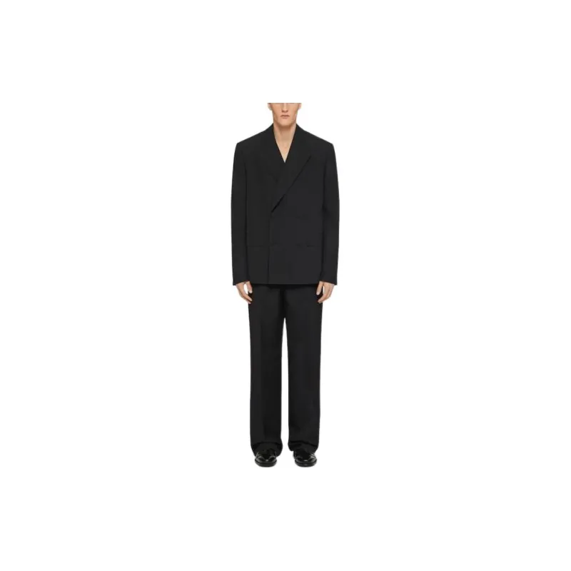 GIVENCHY Boxy Fit Jacket In Wool Jackets & Coats Men's Black-1