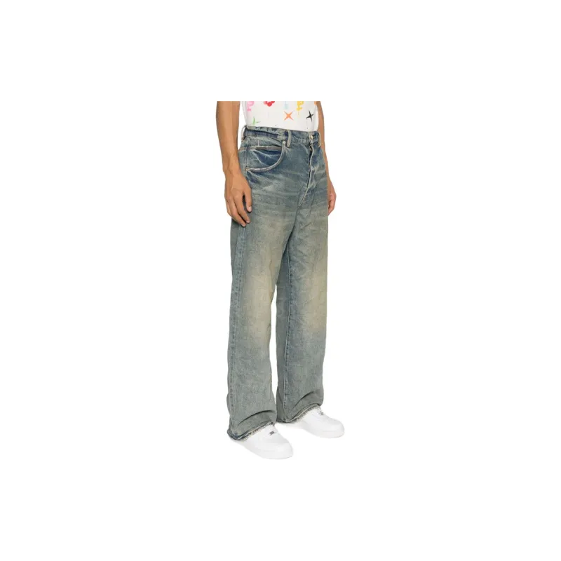 Purple Brand P018 Drop crotch Wide leg Jeans-3