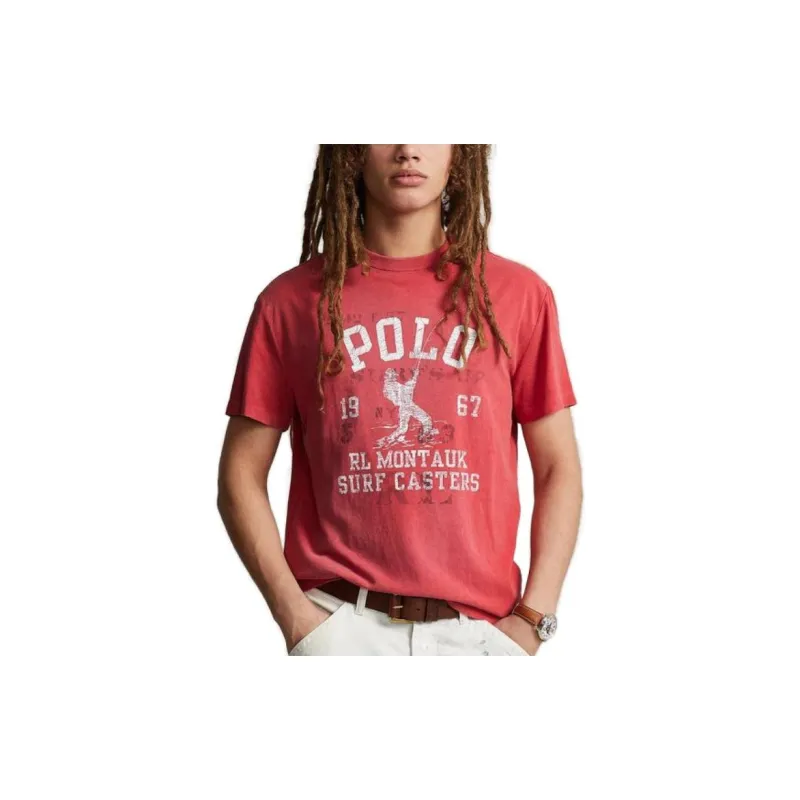 Polo Ralph Lauren T Shirts Men Red-1