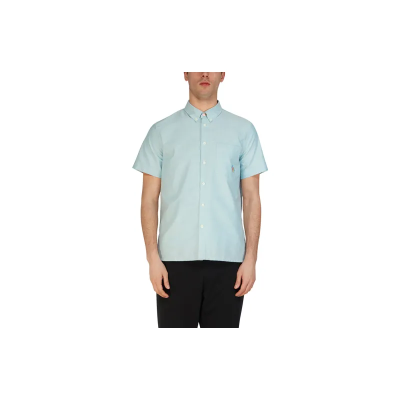 Paul Smith Shirts Men Gray Blue-2
