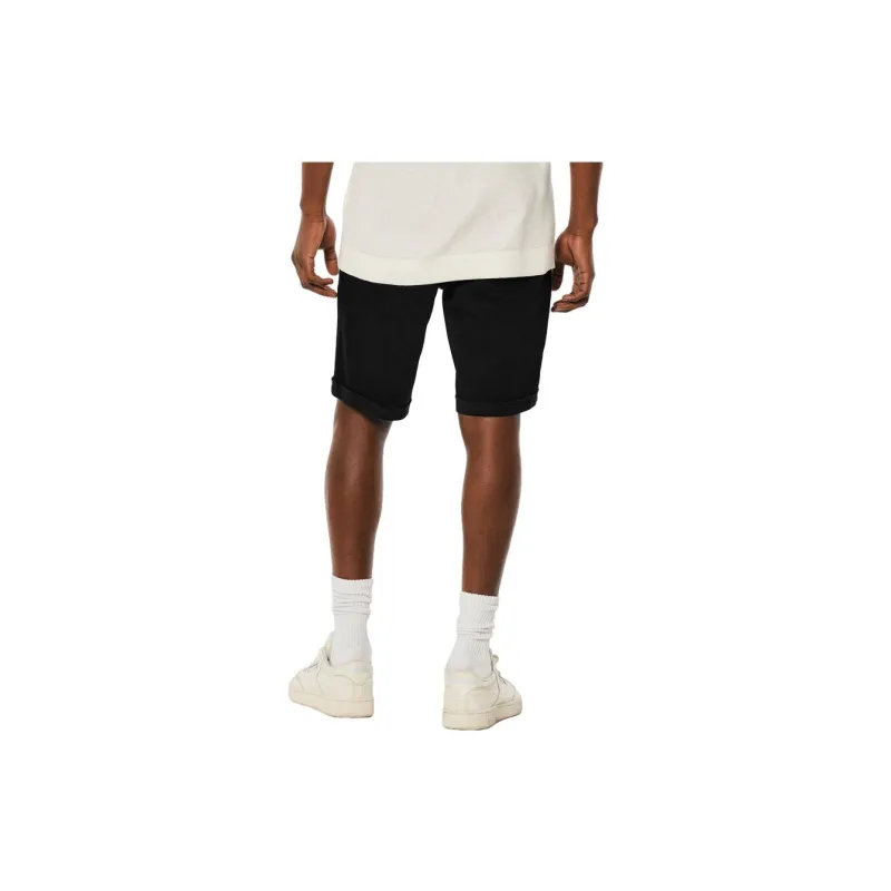 Hollister Denim Shorts Men Black-1