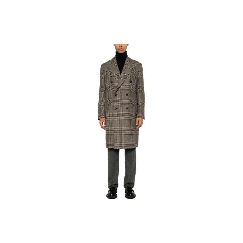 Tagliatore Houndstooth Double breasted Blazer-1