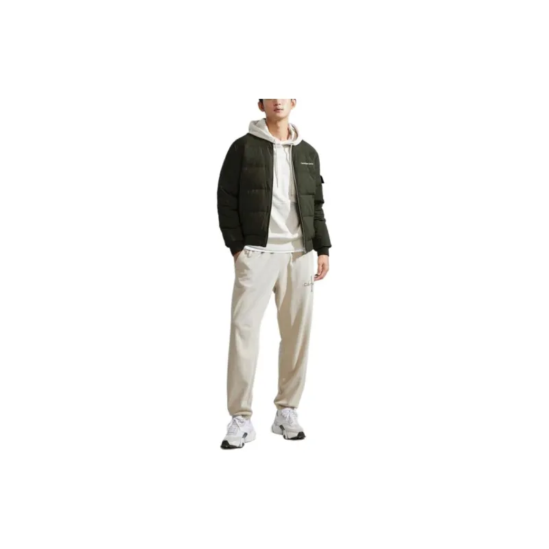 CALVIN KLEIN Down Jacket Unisex Olive Green-1
