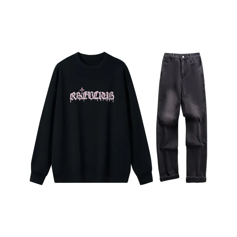 VniVerseVClub Sweatshirt Set Unisex-9