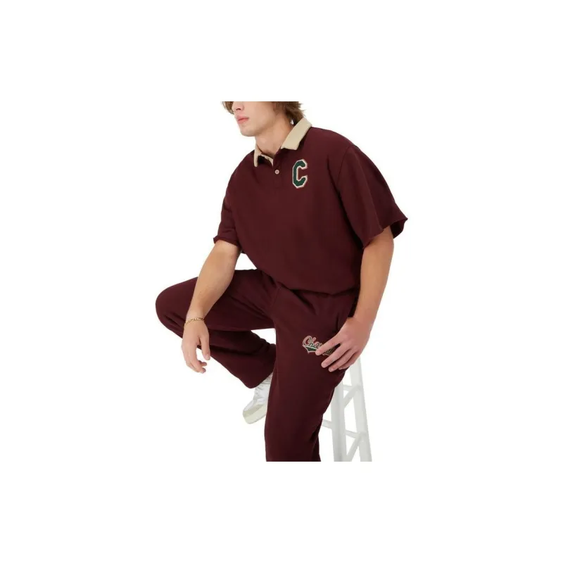 Champion Polo Shirts Men Burgundy-1