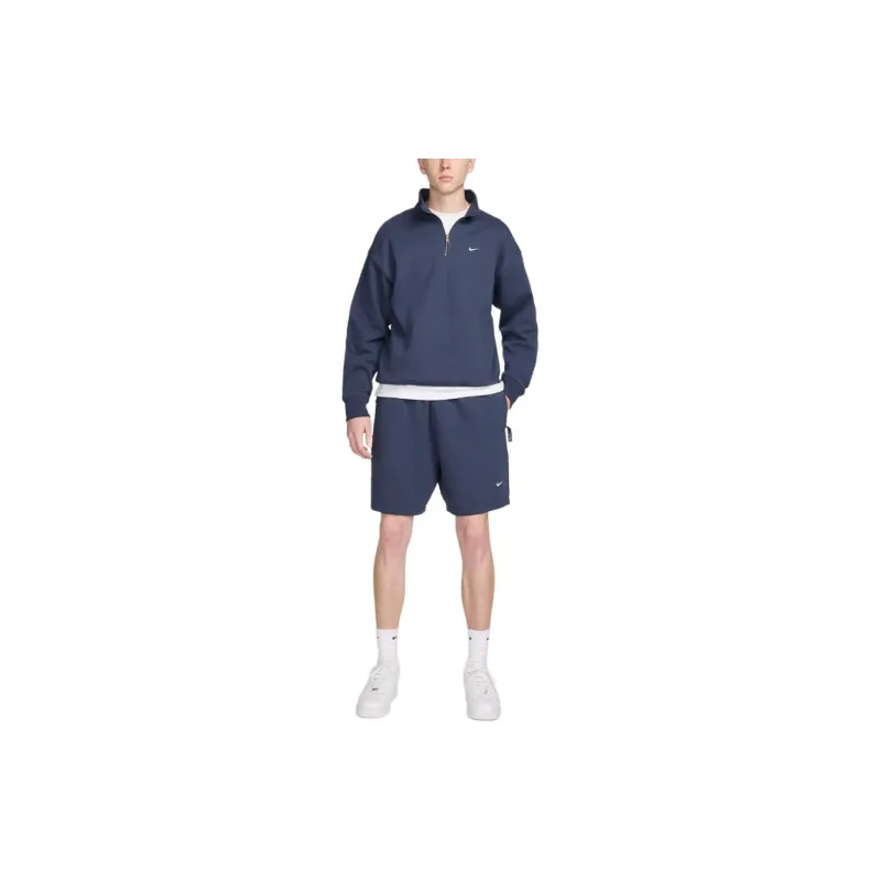 Nike Solo Swoosh Casual Shorts Men's Thunder Blue-1