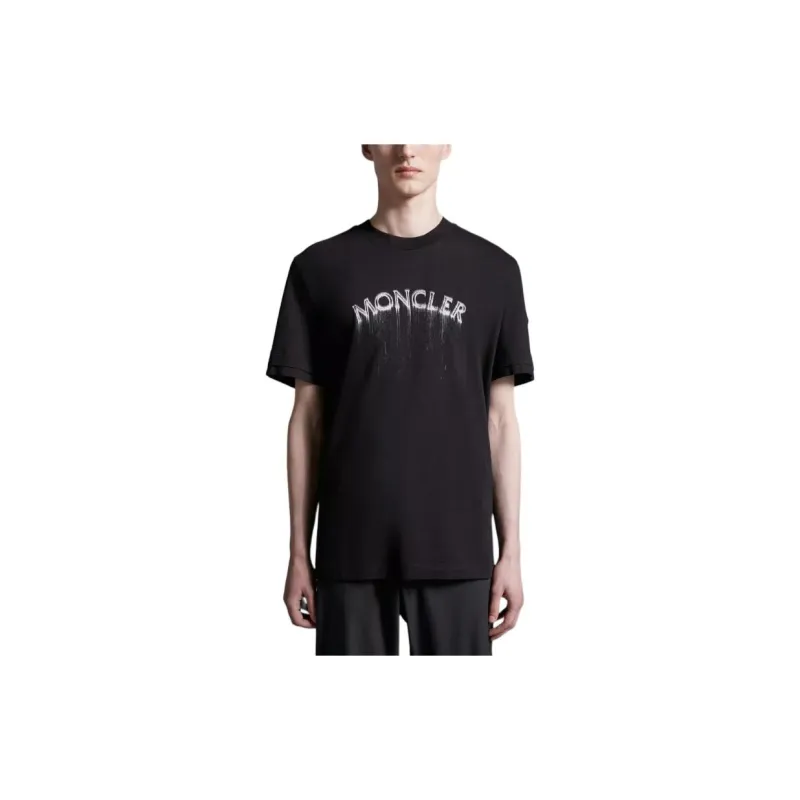 Moncler Logo print Cotton T shirt-1