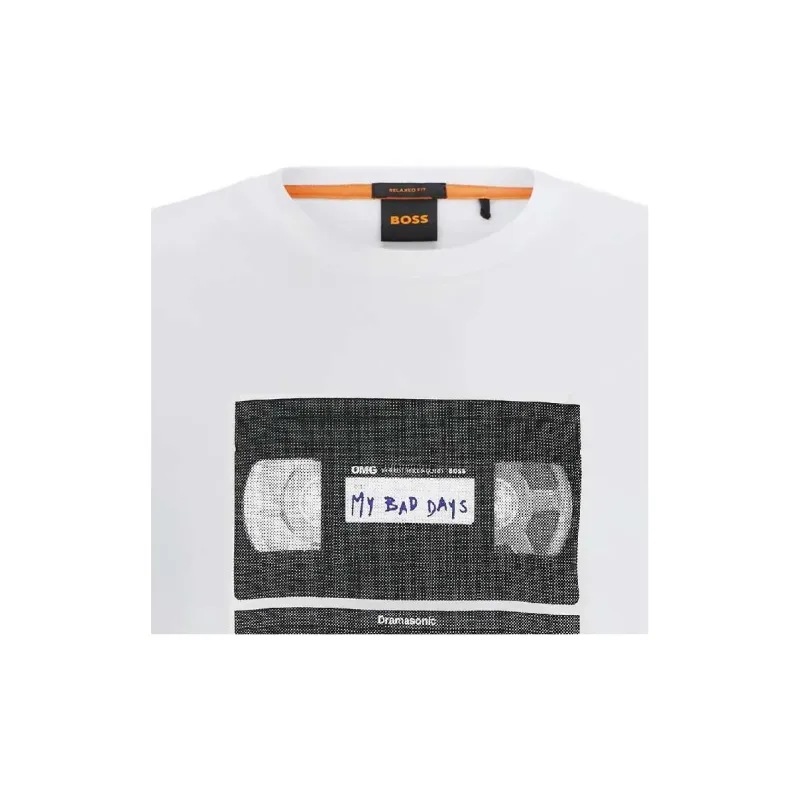 HUGO BOSS Graphic print Cotton T shirt-6