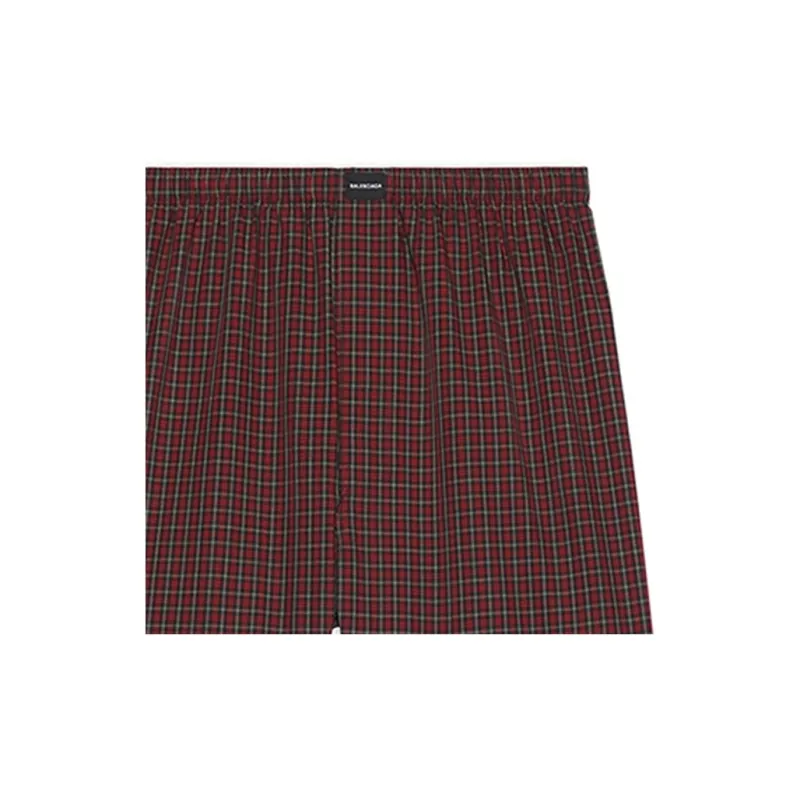 Balenciaga Casual Shorts Regular Fit Men's Red-3