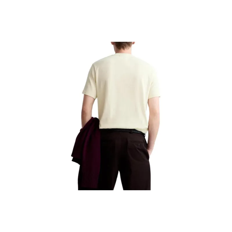 ZARA T-Shirts Men Cream-3