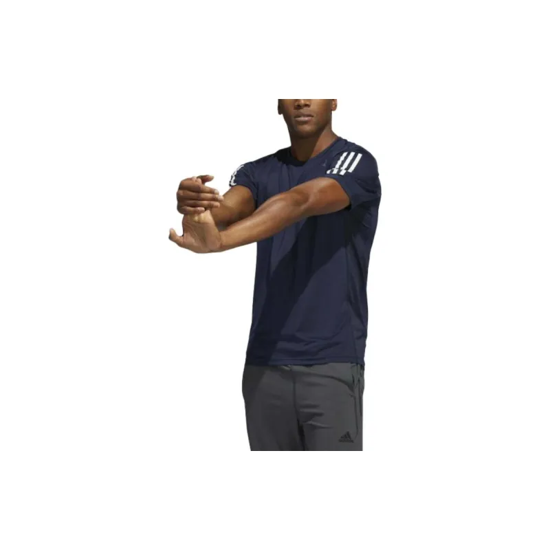 Adidas Tech Fit T Shirt Men's Marine Blue-2
