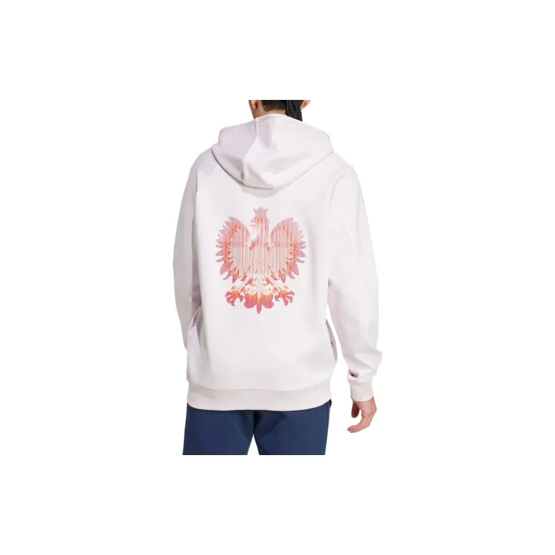 Adidas POLAND FULL-ZIP TRACK TOP Sweatshirt Men's Pink-3