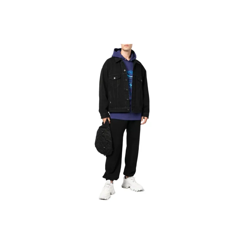 Balenciaga Denim Jacket Regular Fit Men's Black-2