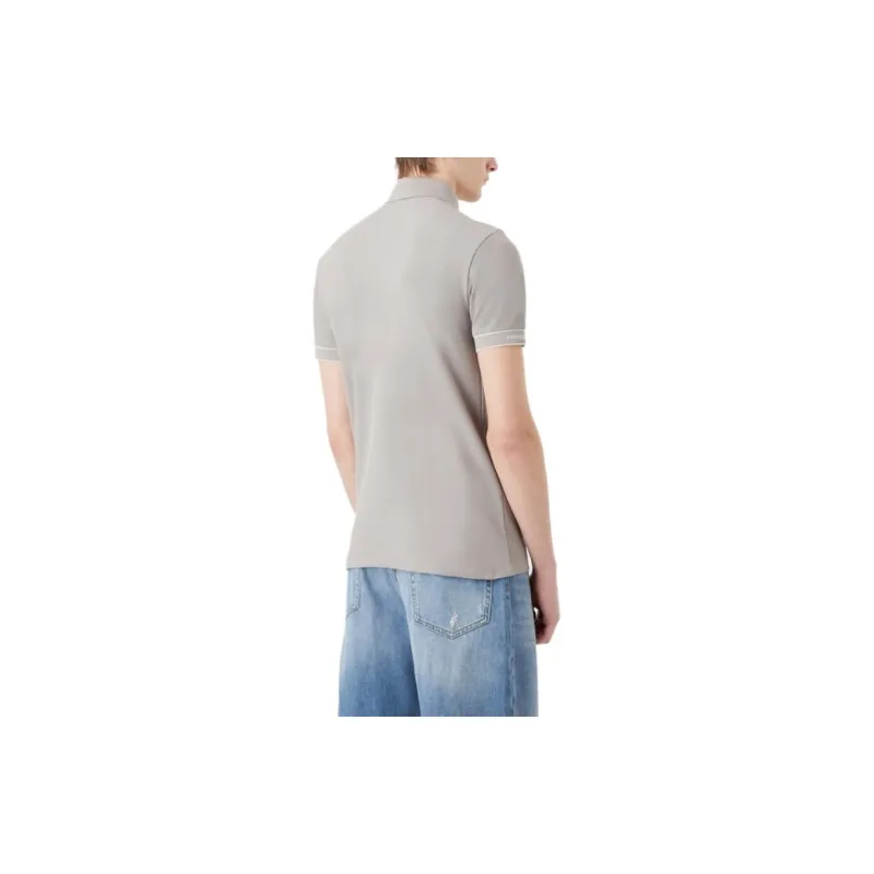 EMPORIO ARMANI SS23 Polo Shirt Men's Gray-2