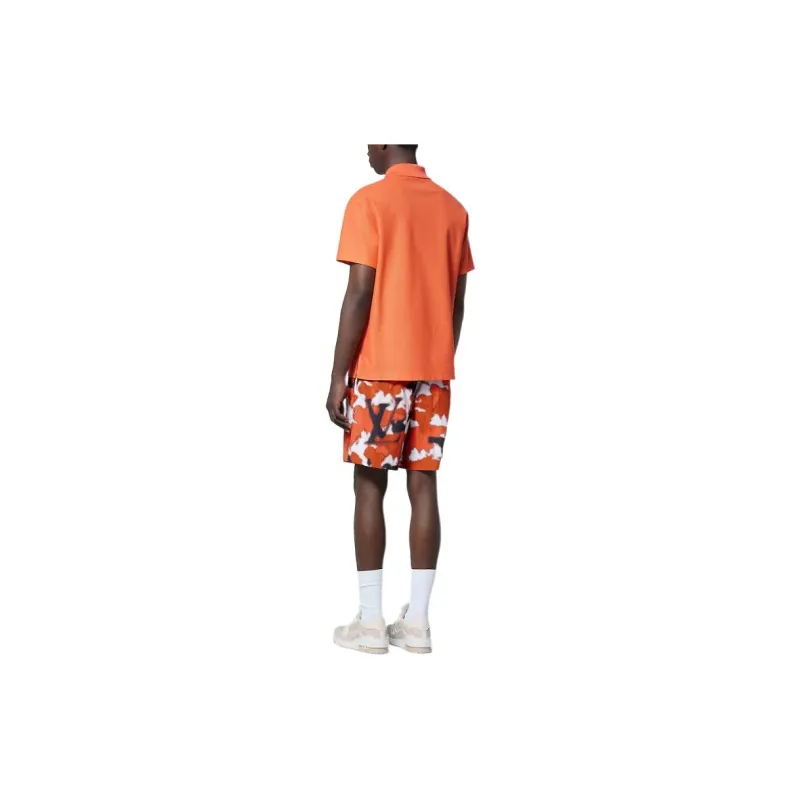 LOUIS VUITTON Polo Shirt Men's Orange-2