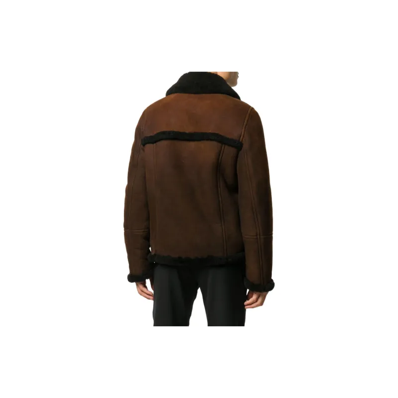 PRADA Leather Jackets Men Brown-3