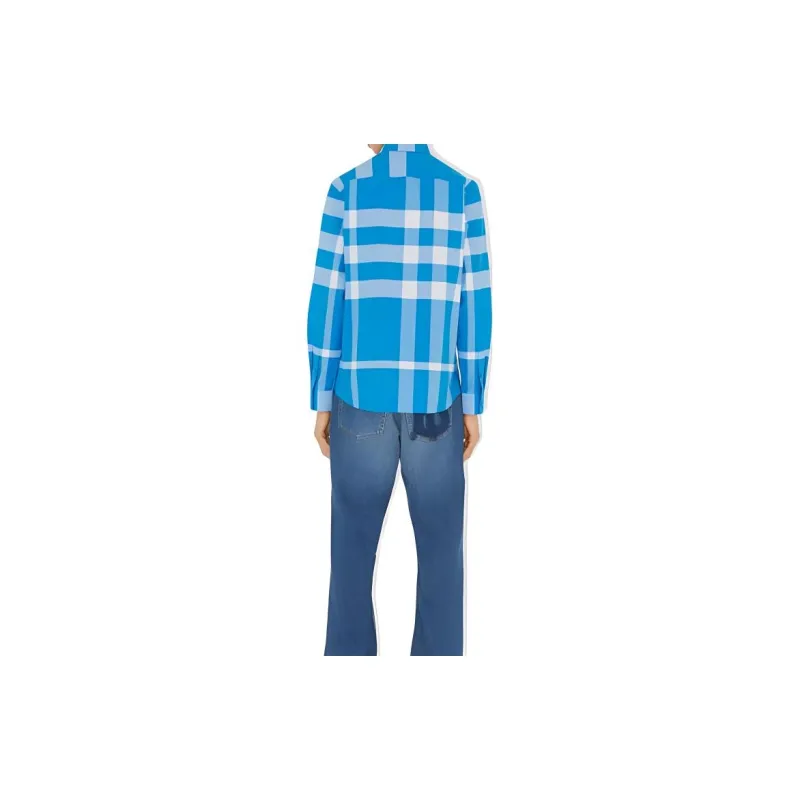 Burberry SS23 Shirt Men's Vivid Blue-5