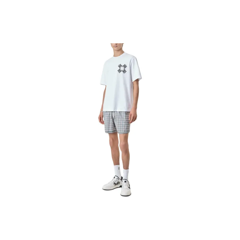 AMIRI FW24 Casual Shorts Men Gray Blue-3