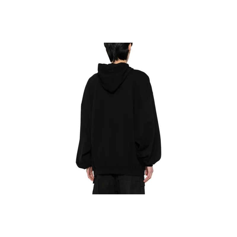 Vetements Sticker Zip Up Hoodie-3