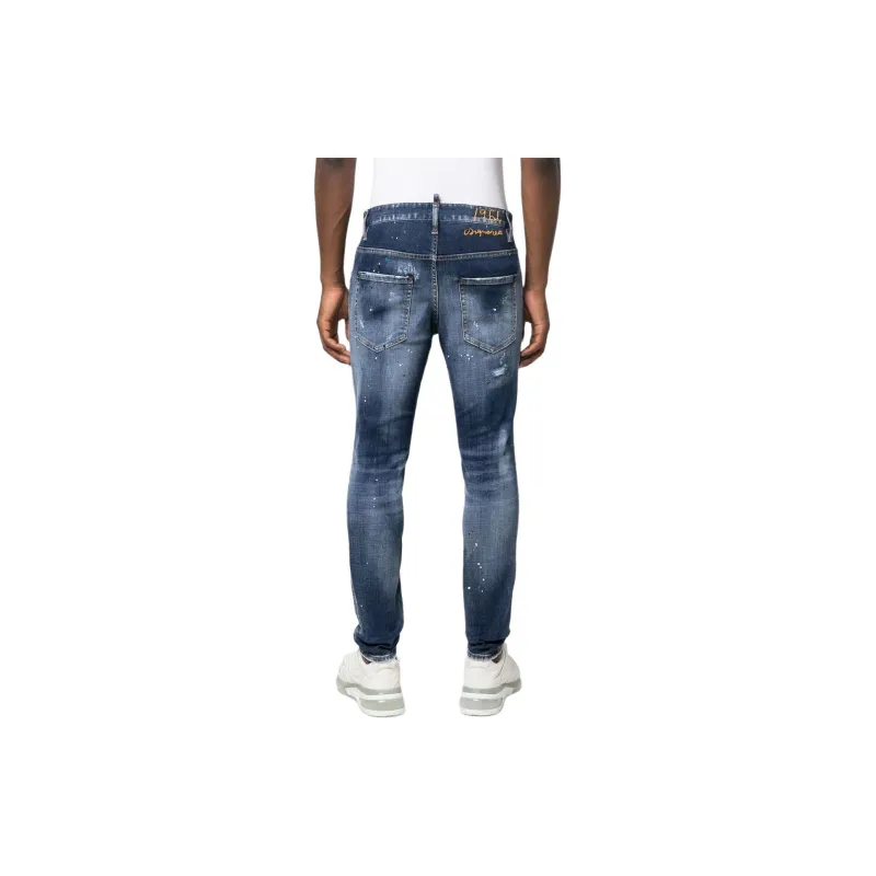 DSQUARED 2 Distressed High Waist Skinny Jeans-2