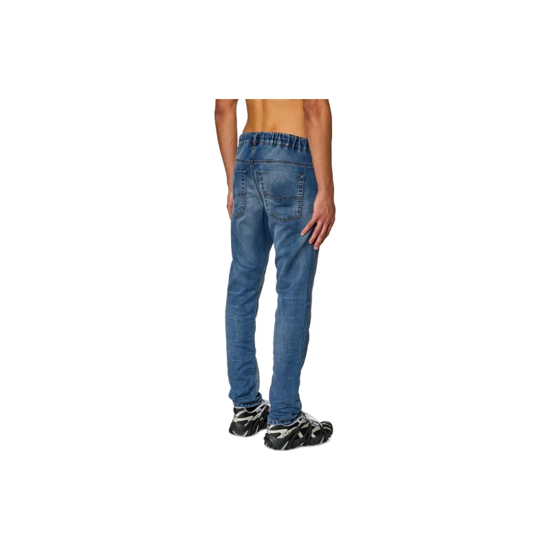 DIESEL Krooley-E-Ne Straight-Leg Drawstring Jeans-3