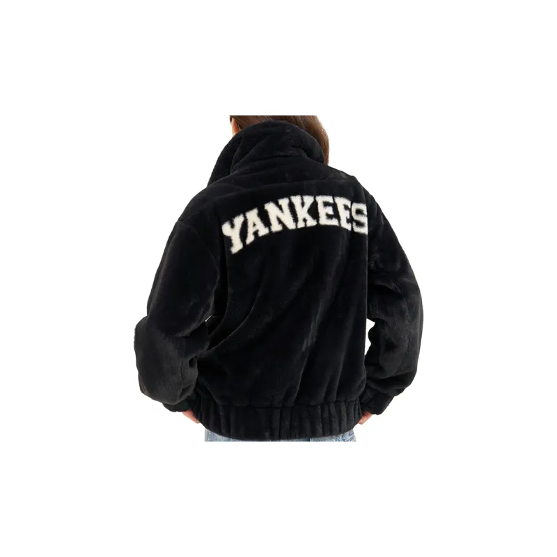 MLB Velvet Jackets Unisex Black-3