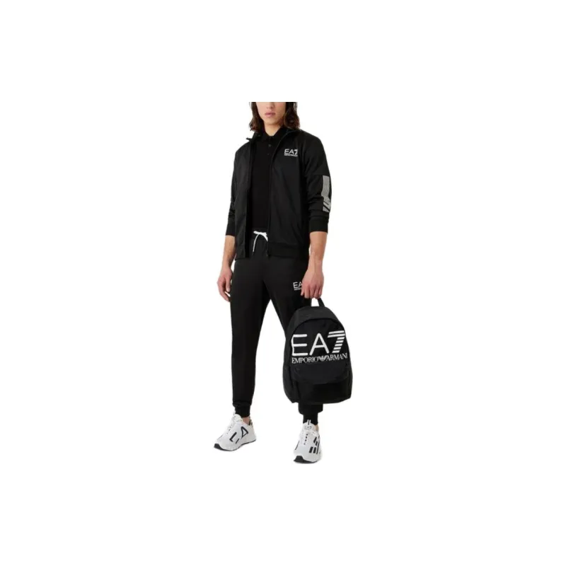 EMPORIO ARMANI EA7 SS23 Polo Shirt Men's Black-3