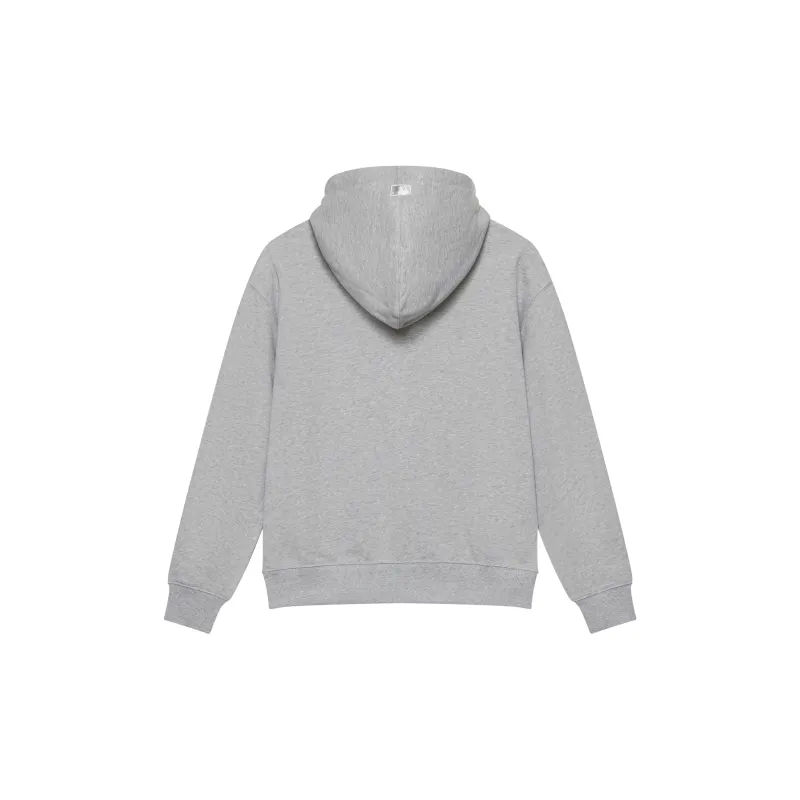 MLB Basic Collection New York Mets 24FW Zip Closure Cardigan Sweatshirt Unisex Heather Gray-1