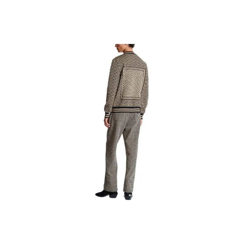 BALMAIN Mini Monogram Crewneck Sweater-2