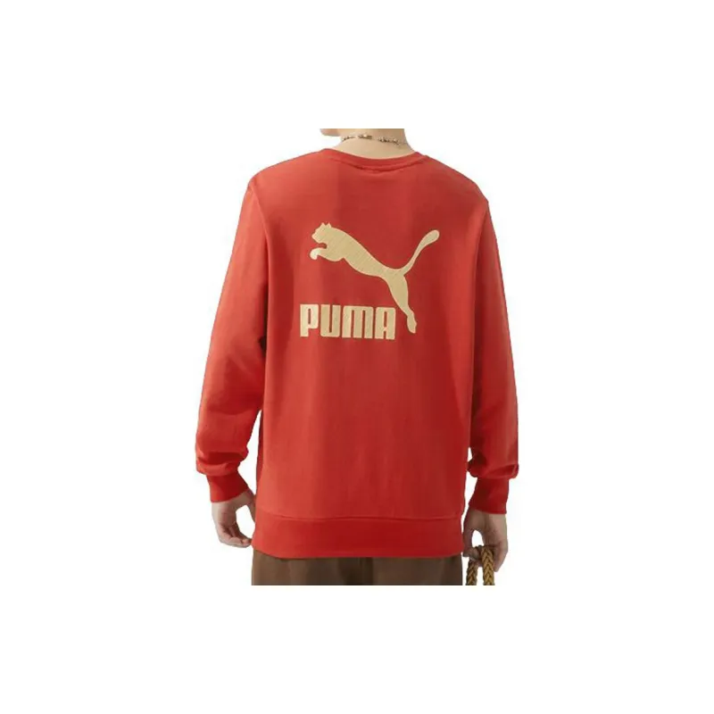 PUMA Sweatshirts Unisex Red-4