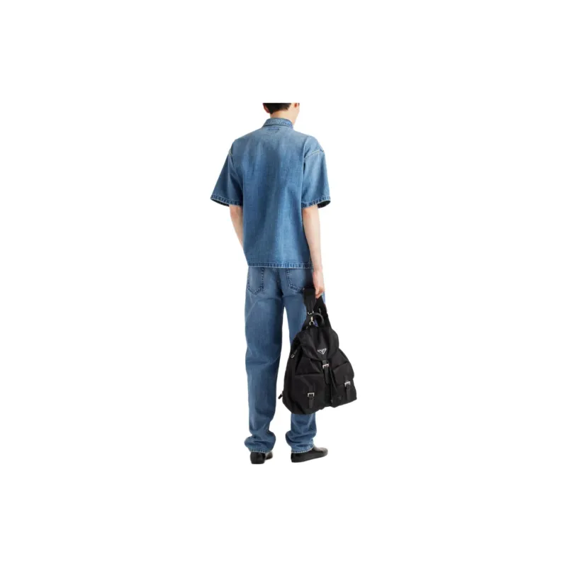PRADA Shirts Men Blue-4