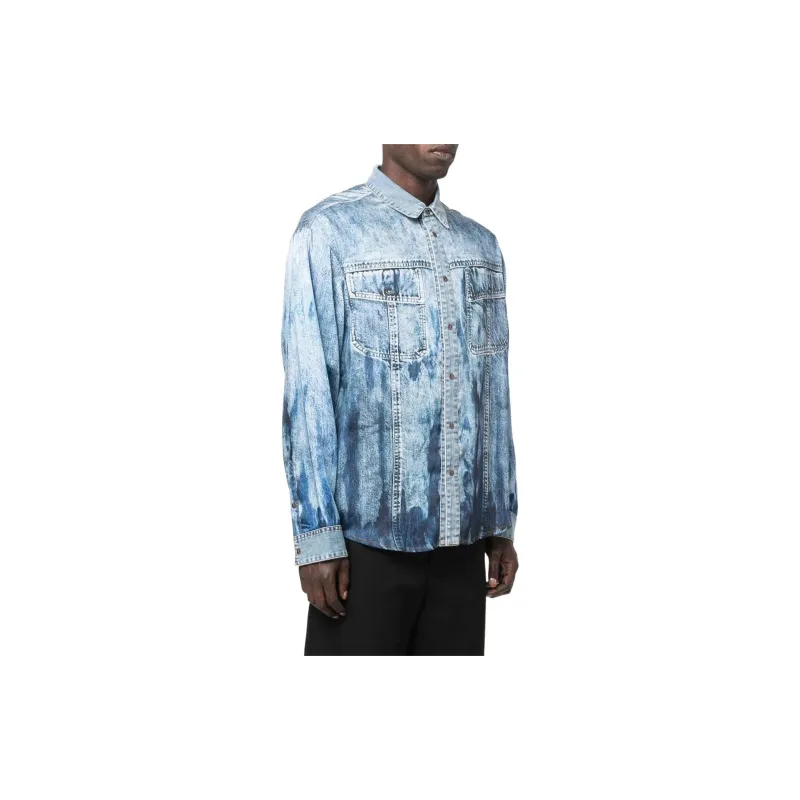 DIESEL Shirts Unisex Blue-3