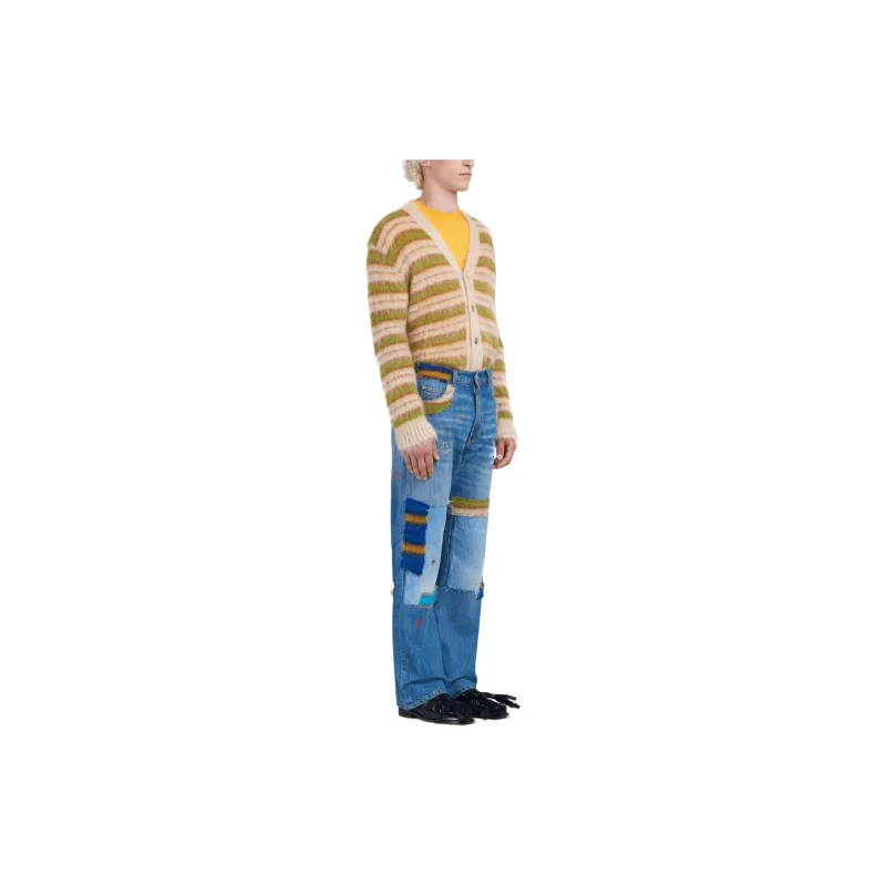 MARNI Mohair Patch Jeans-2