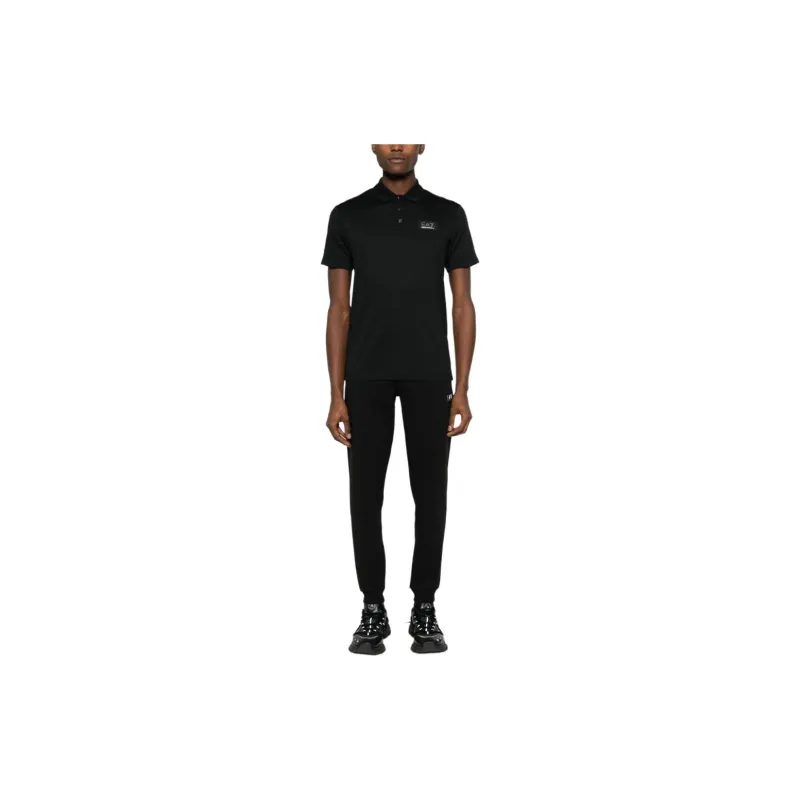 Ea7 EMPORIO ARMANI Logo patch Drawstring Track Pants-1