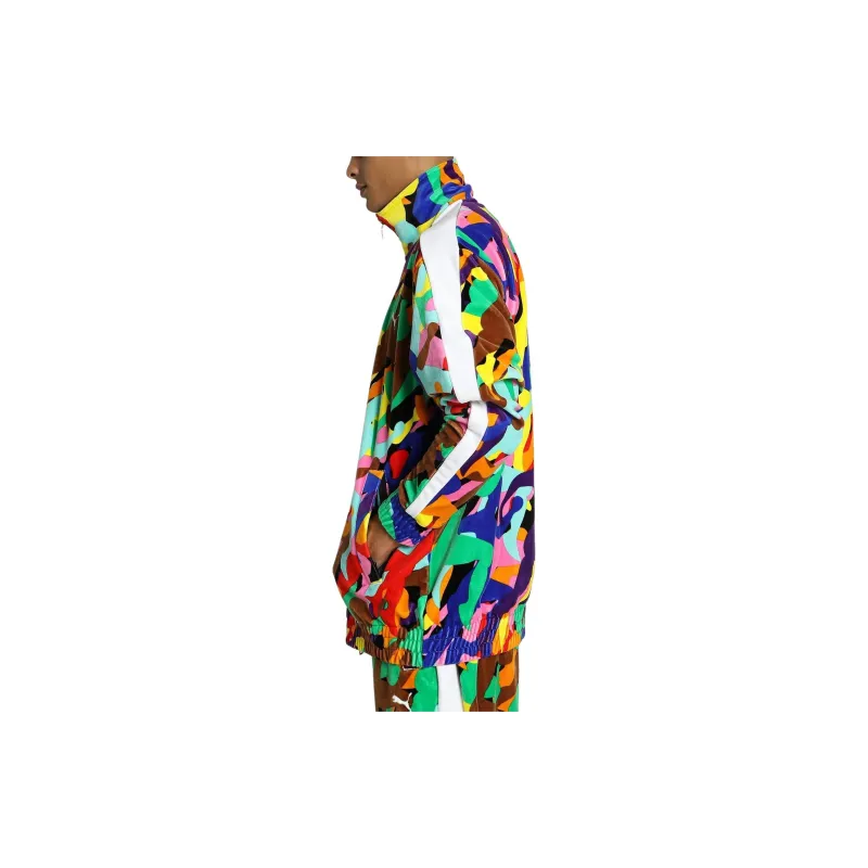 PUMA T7 Velour Track Jacket Jackets & Coats Men's Multicolor-2