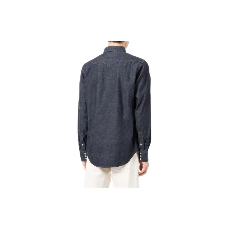 Ralph Lauren Rrl Long sleeve Denim Western Shirt-2