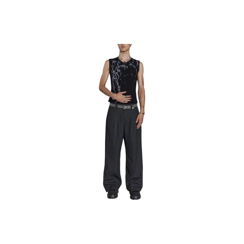 Jaded London SS24 Tank Tops Men's BLACK/Black-1