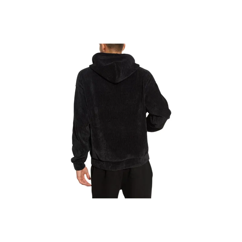 EMPORIO ARMANI Drop Shoulder Corduroy Hoodie-3