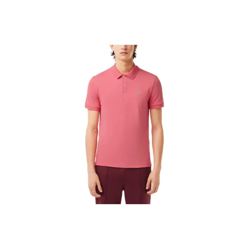 LACOSTE Polo Shirts Men Pink-2