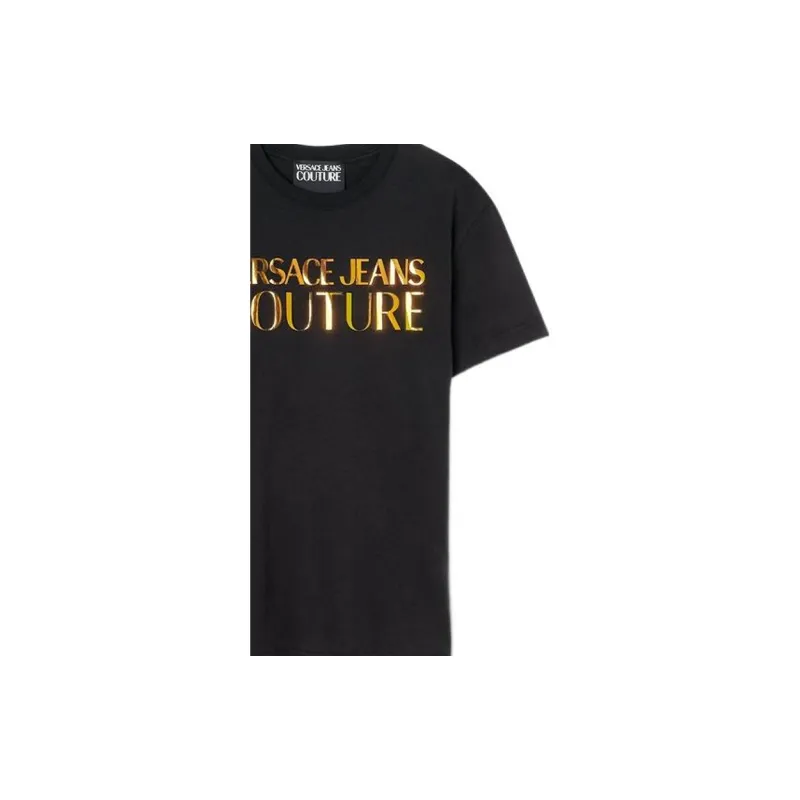 VERSACE JEANS COUTURE Logo print Short sleeved T shirt-5