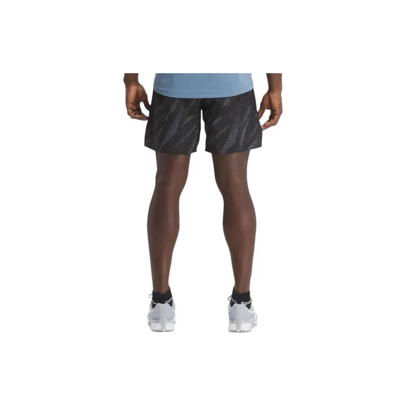 Reebok SPEED 4.0 AOP Casual Shorts Men's Black-6