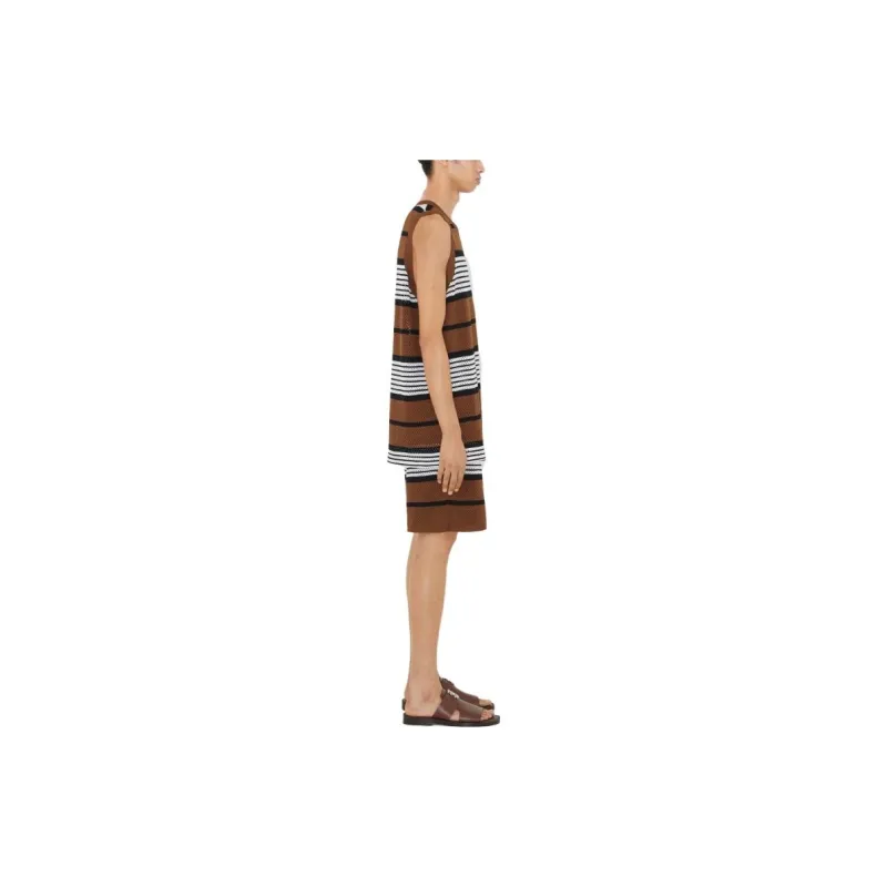 Burberry Tank Tops Men Dark Birch Brown-3