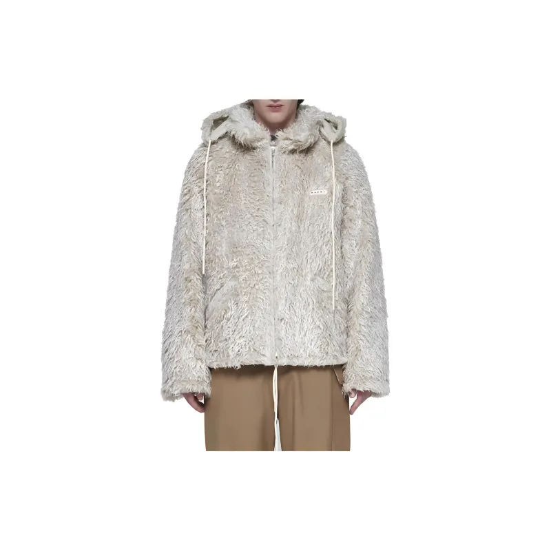 MARNI Logo Patch Zipped Coat-1