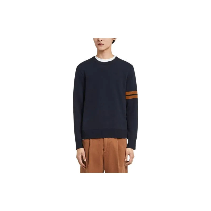 Ermenegildo Zegna Stripe Detailed Crewneck Jumper-2
