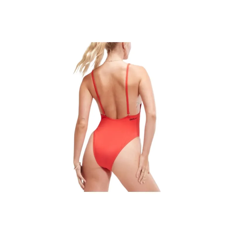 Speedo One-piece Swimsuit Women's Red-1