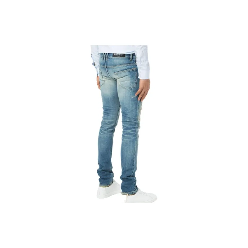 BALMAIN Jeans Men Blue-2