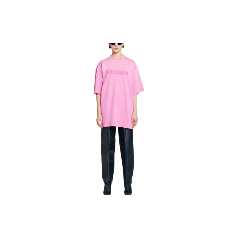 Balenciaga FW22 T-Shirt Unisex Pink-3