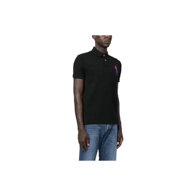 Polo Ralph Lauren Polo Shirts Men Black-3